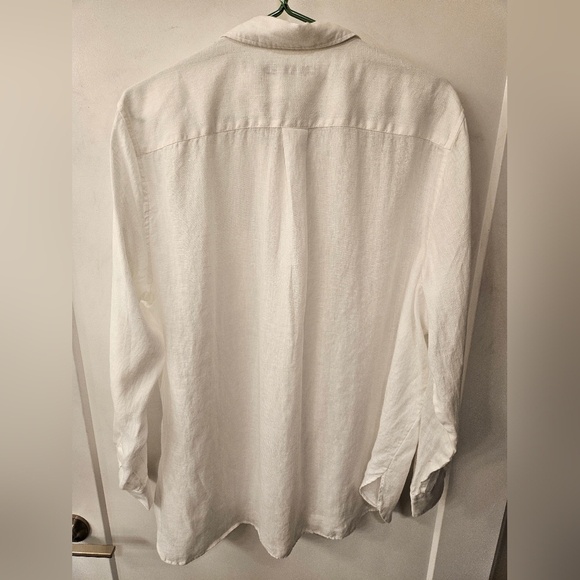 NWOT - Linen - Lauren Ralph Lauren Button Down Tunic Shirt - Size 2X - Picture 9 of 14